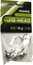 PZ Jig fej 5/0, 5/0, 8 g, 3 db