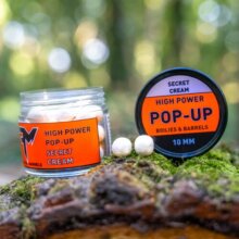 Feedermánia HIGH POWER POP-UP Boilies & Barrels 10 MM Secret Cream