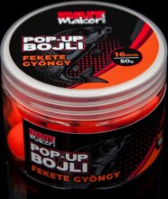 BAIT MAKER Pop Up Bojli 16 mm Fekete Gyöngy 50 g