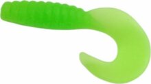 Trabucco Yummy Bait Curly Tail green chartreuse 8db plasztik csali