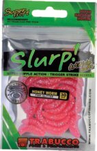 Trabucco Slurp Bait Honey Worm XL pink Glitter 25 db pink méhlárva