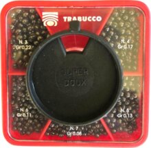 Trabucco GNT Match sörétólom készlet S/Large négyzetes 07-03 0.08-0,22g
