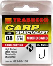Trabucco Carp Specialist mikro szakállas horog 10 15 db