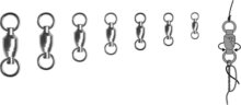 Trabucco Bb Swivel Solid Ring 6db 03, forgó