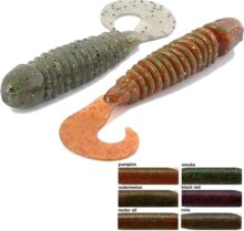 Rapture W. Ziggygub 8cm Smoke 10db lágygumi csali