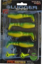Rapture Slugger Shad Set 75 Yellow / Blue 4+2db/csg, műcsali szett
