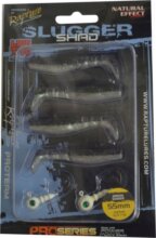 Rapture Slugger Shad Set 55geen Shiner 4+2db/csg, műcsali szett