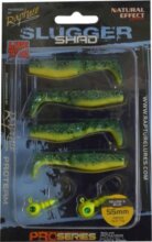 Rapture Slugger Shad Set 55 Yellow & Blue 4+2db/csg, műcsali szett