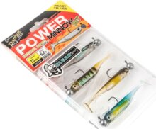 Rapture Power Minnow Set Shad Tail Clear Water 75mm