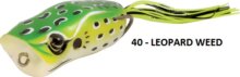 Rapture Popper Frog 60mm 1/2Oz(15g) Leop. Weed, gumibéka