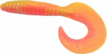 Rapture Fun Tail Grub 8.5cm red flame yelow plasztik csali