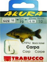 Akura Carp Libr. 02X0,30 előkötött horog
