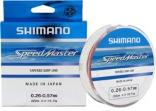 Shimano Line Speedmaster Surf Taper ld 10x15m 0.20-0.57mm Clear