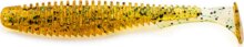 Fishup_U-Shad 4" 8Pcs. 036 - Caramel/Green & Black
