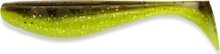 Fishup_Wizzle Shad 3" 8Pcs.203 - Green Pumpkin/Flo Chartreuse