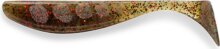 Fishup_Wizzle Shad 2" 10Pcs.045 - Green Pumpkin/Red & Black