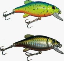 Frenetic Wobbler “Flipper", 7,5cm, ARANY/FEKETE