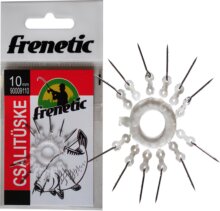 Frenetic Csali tüske szilikon levélen, 7mm, 12db/csomag, Black Nikkel