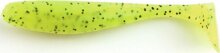 Fishup_Wizzle Shad 2" 10Pcs.055 - Chartreuse/Black