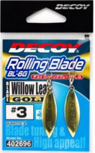 Spinner Blade Forgóval Decoy Bl-6G Willow Leaf Gold 3