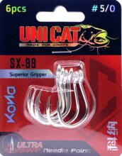 UNI CAT SX-99 Superior harcsázó Gripper méret 5/0 / 6db