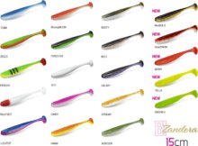 Gumihal Delphin ZANDERA UVs / 5db (15cm/BERRY)