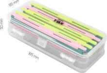 Doboz Delphin TBX Duo 185-5P EVA (185x85x50mm)