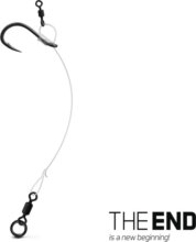Delphin THE END CHOD Rig kötött horog 4db (8cm / 0.45mm/#6)