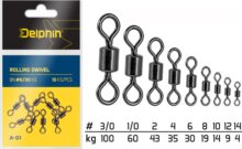 Delphin Rolling Swivel A-01/10db (BN/2)