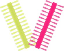 Delphin Q-STOP stopper / sárga + rózsaszín (7mm)