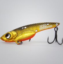 LUREFANS X60 - Sinking 13,5g/60mm, 10-es "Black & Gold" színkód