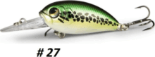 LUREFANS E39 - Floating 4,8g/39mm, 27-es "Baby Bass" színkód