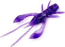 FISHUP Real Craw 1.5" (10pcs.), #060 - Dark Violet/Peacock & Silver