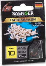 SAENGER Maggothook R-25 előkötött horog / 10db