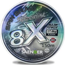 Saenger 8X fonott zsinór szürke 0,14mm / 150m / 11,8kg