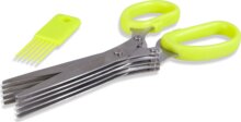 MS RANGE Wormscissors fine gilisztavágó olló 5 késsel / rozsdamentes acél