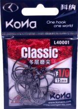 IRON CLAW Kona L40001 BN Classic Worm / offset horog / méret 1/0 / 15db