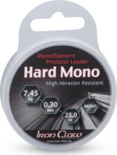 IRON CLAW Hard Mono ragadozóhalas monofil előkezsinór / 0,35mm / 25m / 9,85kg