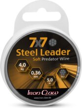 IRON CLAW 7x7 Steel Leader bevonatos acél előkezsinór / 0,60mm / 18kg / 5m