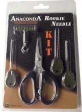 ANACONDA Rookie Needle bojli fúró/fűzőtű/húzó/olló szett / 5 részes