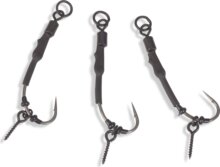 ANACONDA Piercer Ronnie Rig Curve Shank mikró szakállas pontyozó horog / 4 / 3db