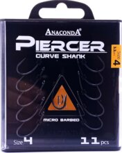 ANACONDA Piercer CurveShank mikroszakállas /méret 4 / 11db