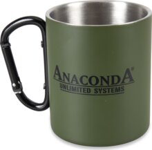 ANACONDA Carabiner Mug 300ml Stainless Steel fém kávéscsésze