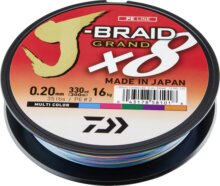 Daiwa J-Braid Grand X8 (multi-color, 0.16mm, 10.00kg, 300m)