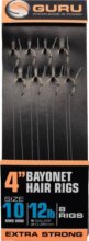 GURU Bayonet Ready Rigs 4" 10 cm - 10 MWG - 12lb/0,25mm