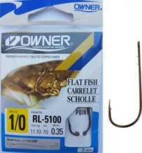 Owner előkötött 5100 süllőző horog 1/0