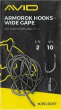 Avid Carp ARMOROK HOOKS - WIDE GAPE SIZE 4