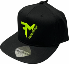 FEEDERMANIA BLACK SNAPBACK FLUO GREEN NEW 2024