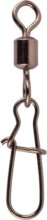 Mustad Power Rolling Swivel W/ Duo Lock 10 10db/csomag