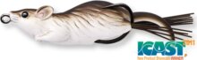 Livetarget Mouse Walking Bait Brown/White 70 mm 14 G